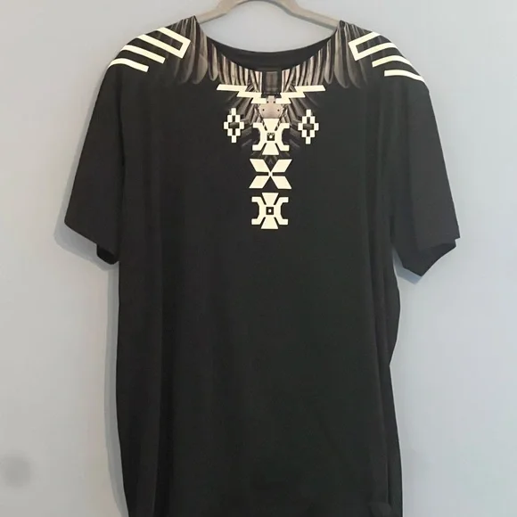 Marcelo Burlon County of Milan Aztec Print T-Shirt with Appliqués - Picture 2 of 6